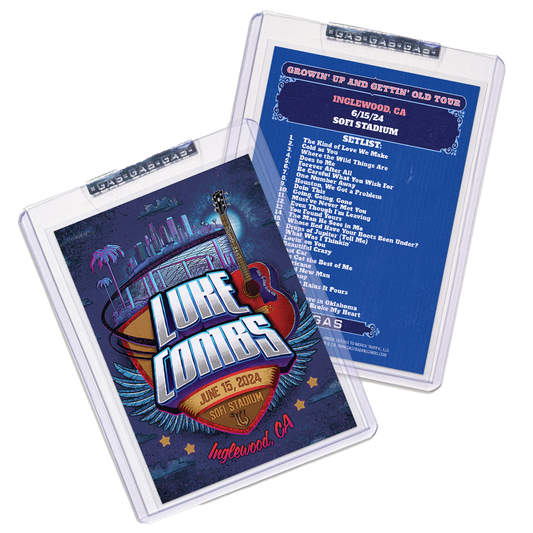 Inglewood June 15 Luke Combs 2024 Setlist Trading Card