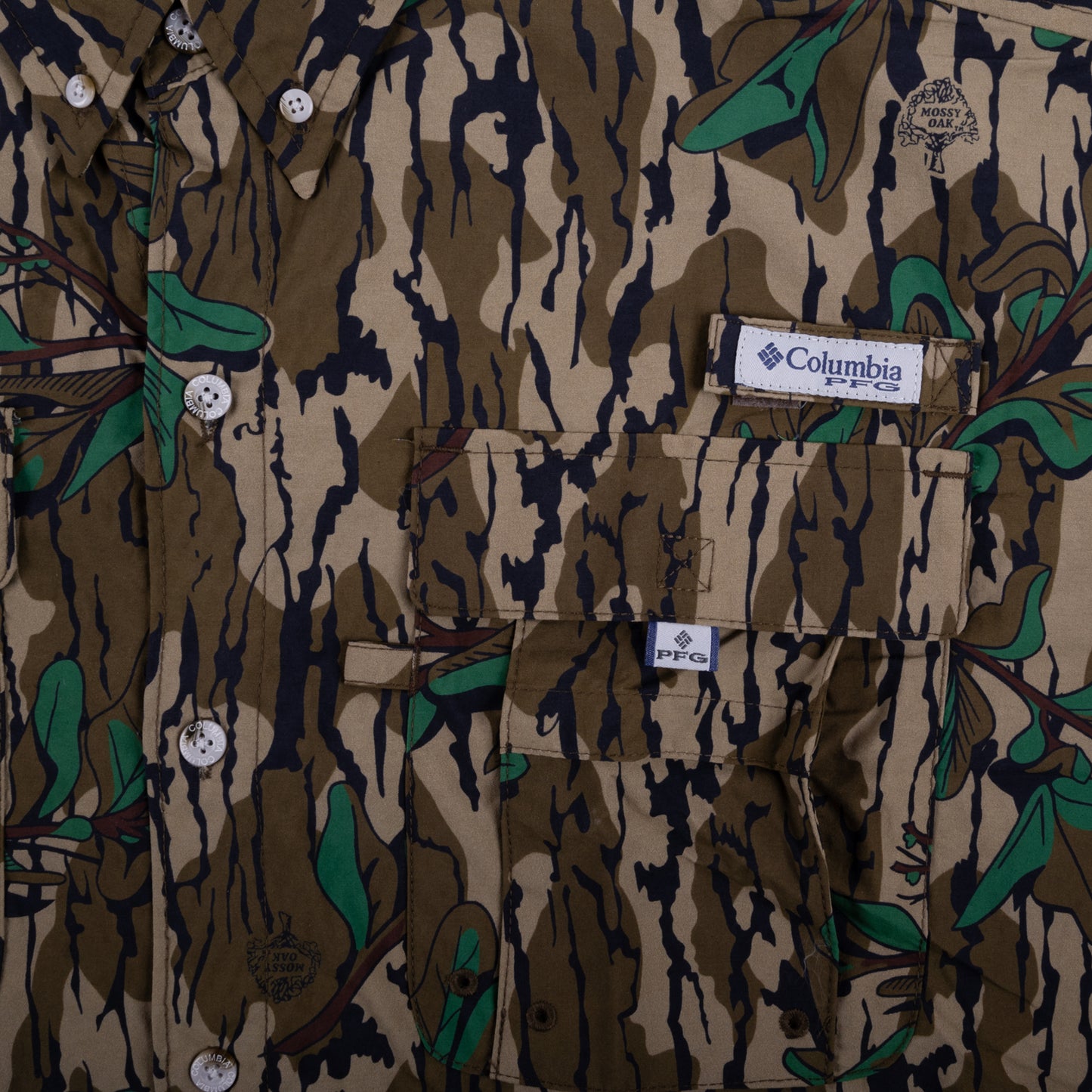 Columbia Button Down - Mossy Camo