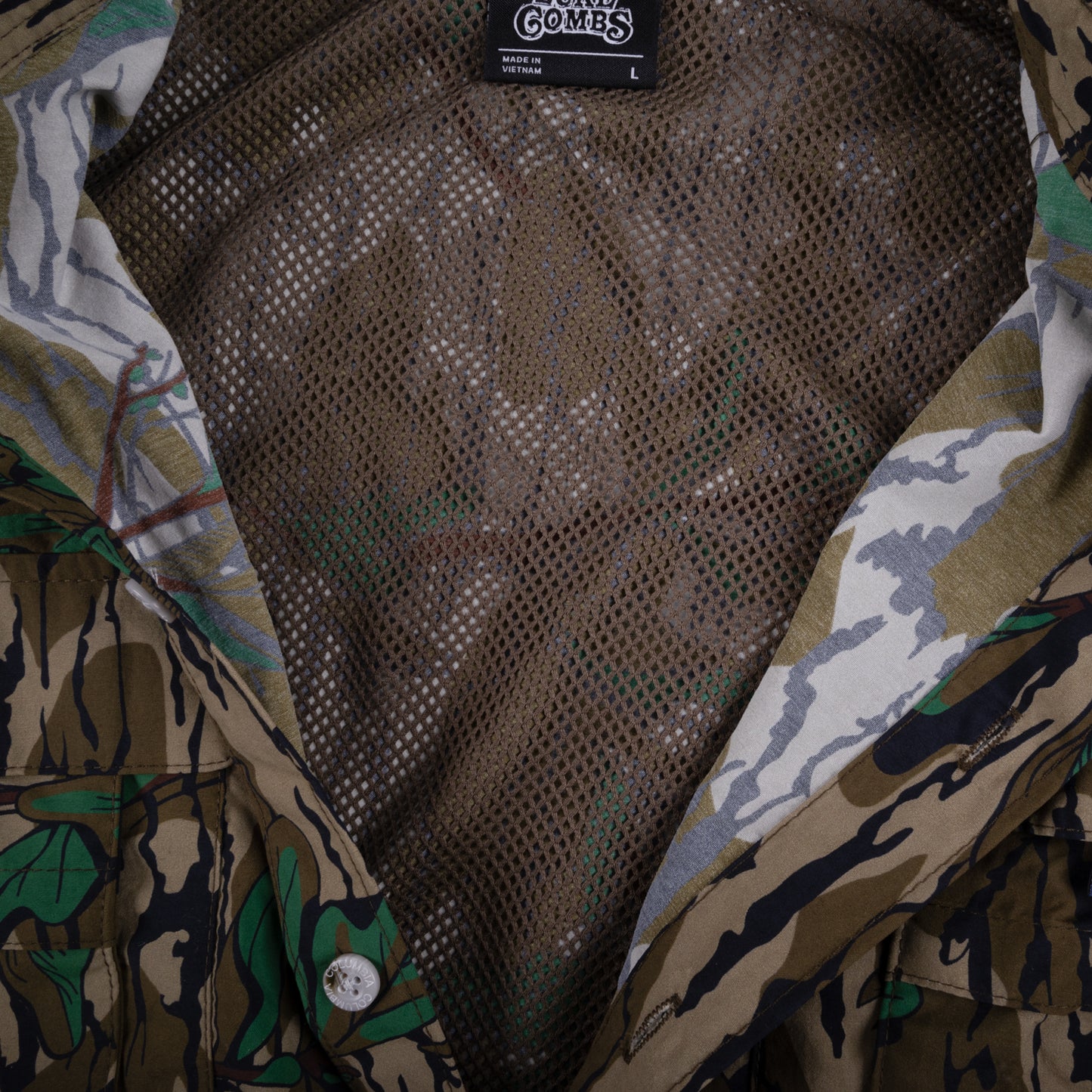Columbia Button Down - Mossy Camo
