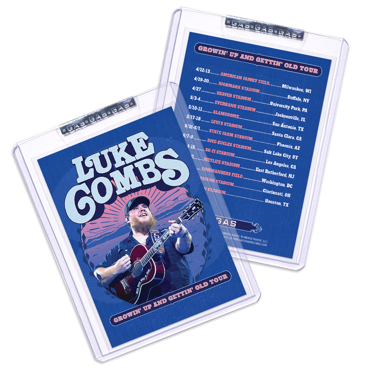 Luke Combs Growin’ Up And Gettin’ Old Tour Trading Card
