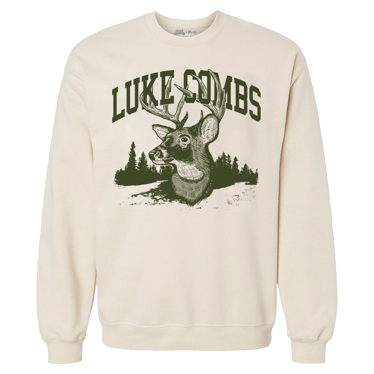 Luke Combs Deer Crewneck