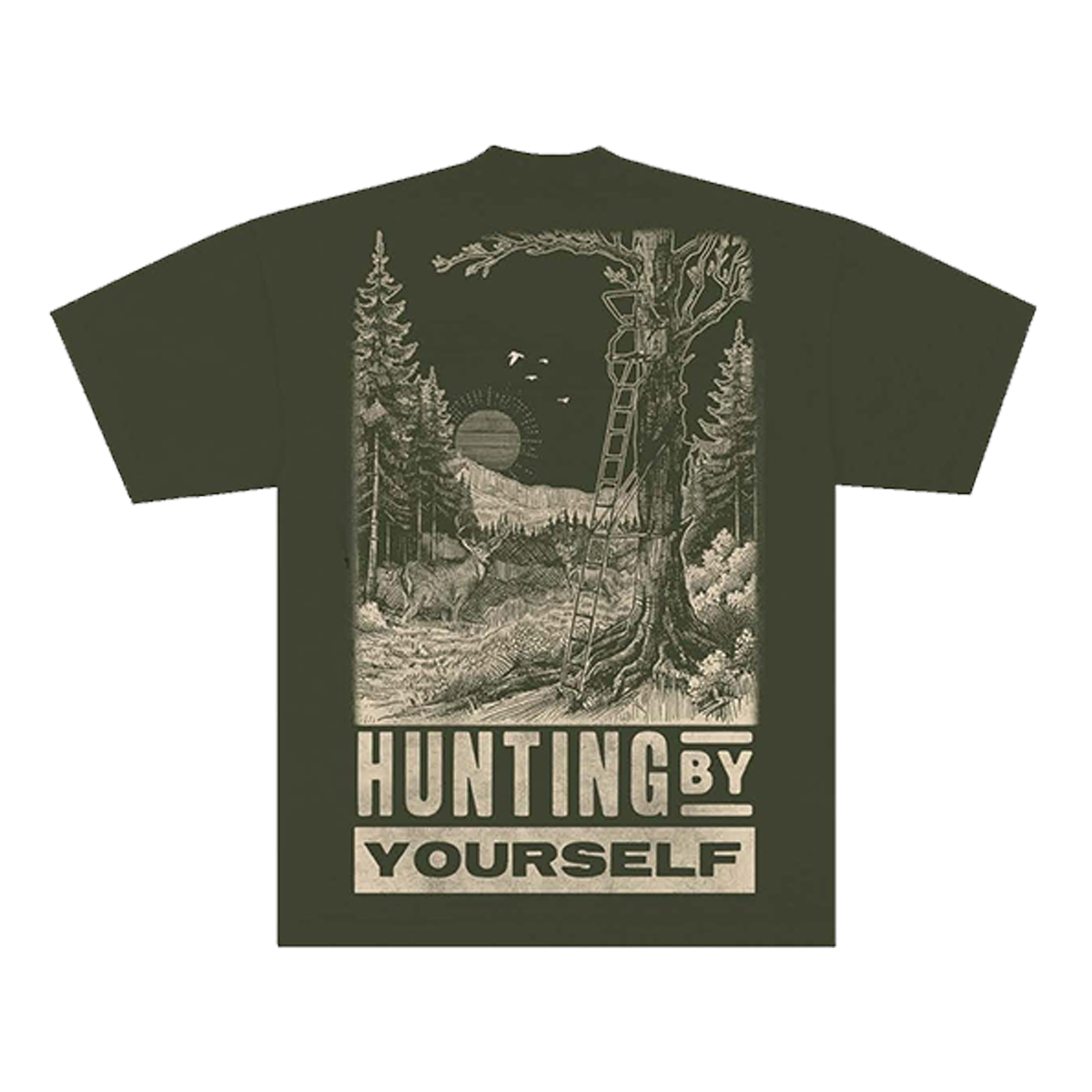 Hunting By Yourself Tee Luke Combs