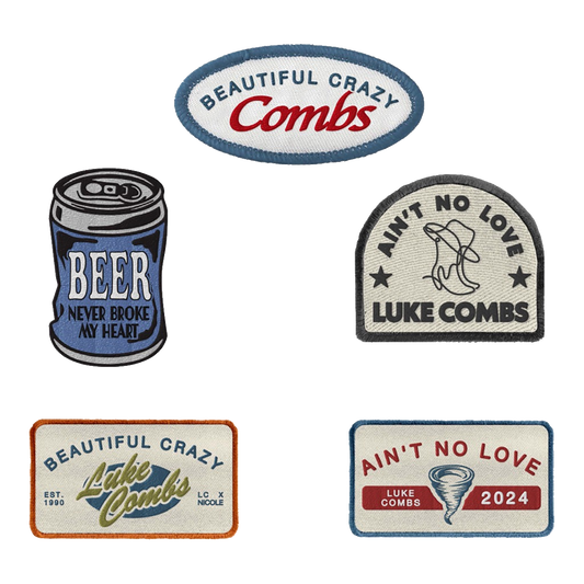 Luke Combs x Nicole Festival Patch Set