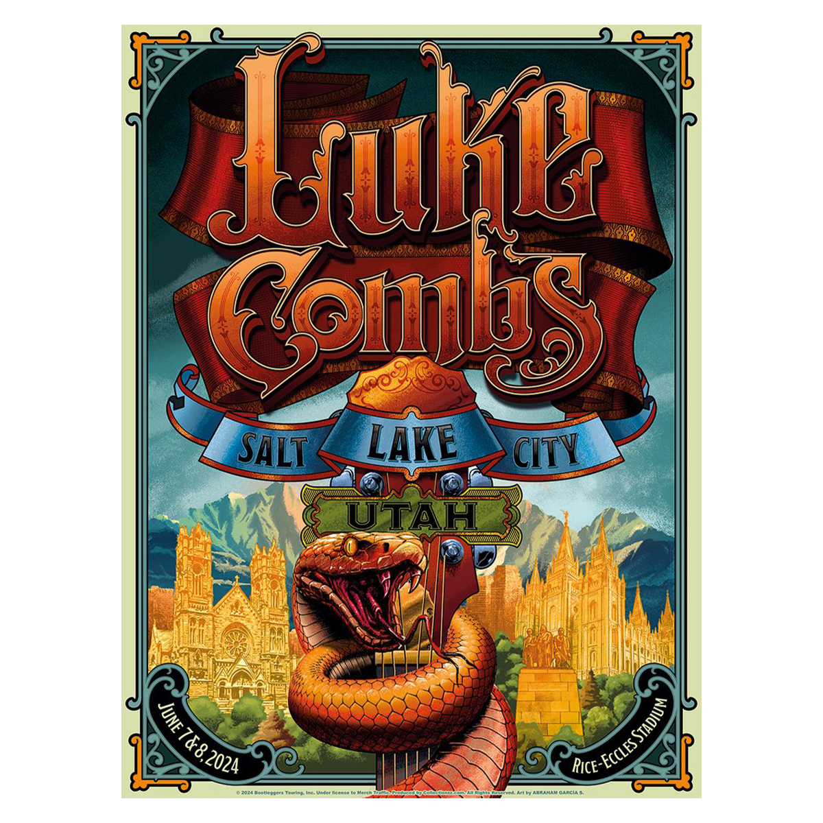 Salt Lake City Event Poster June 7 and 8