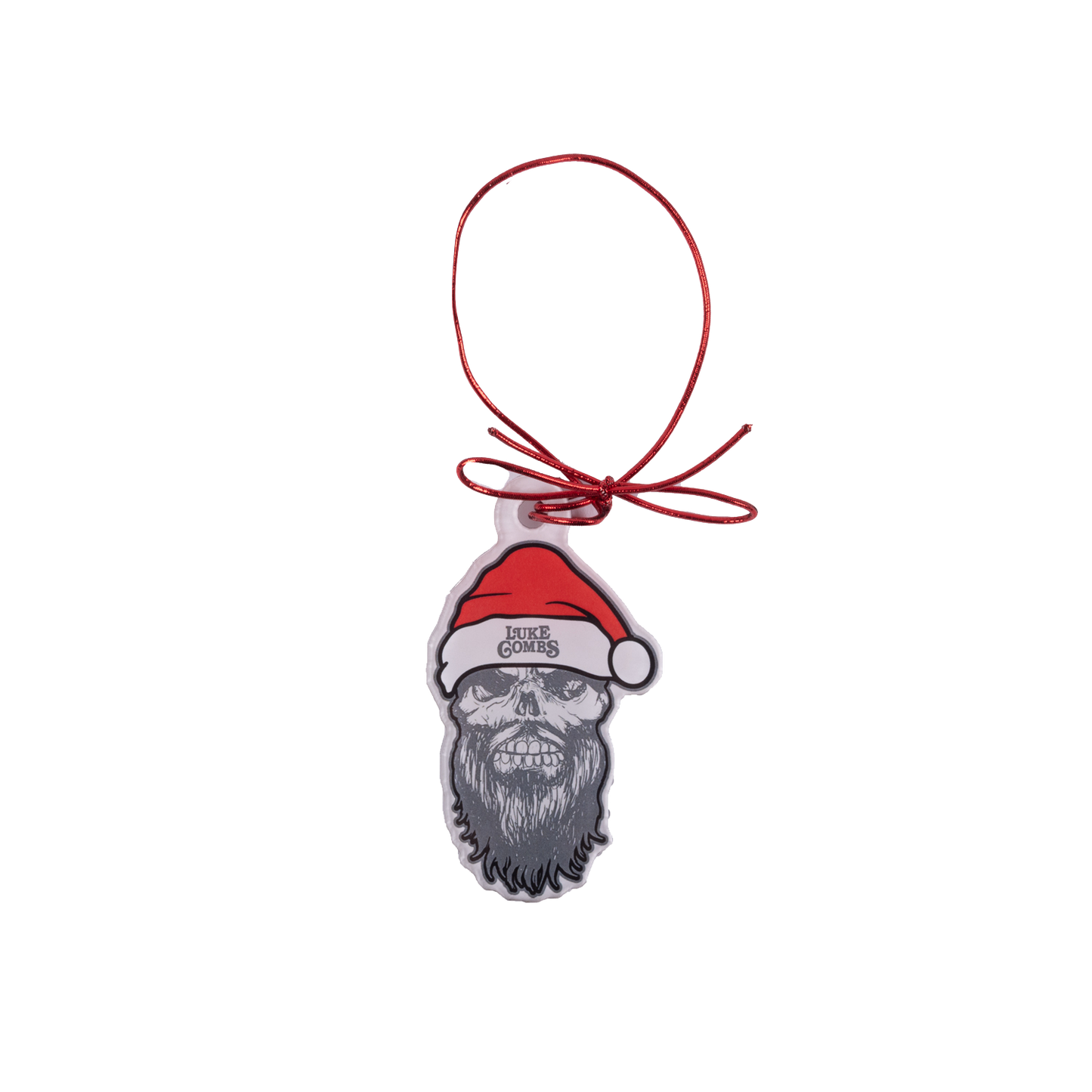 Santa Skully Ornament