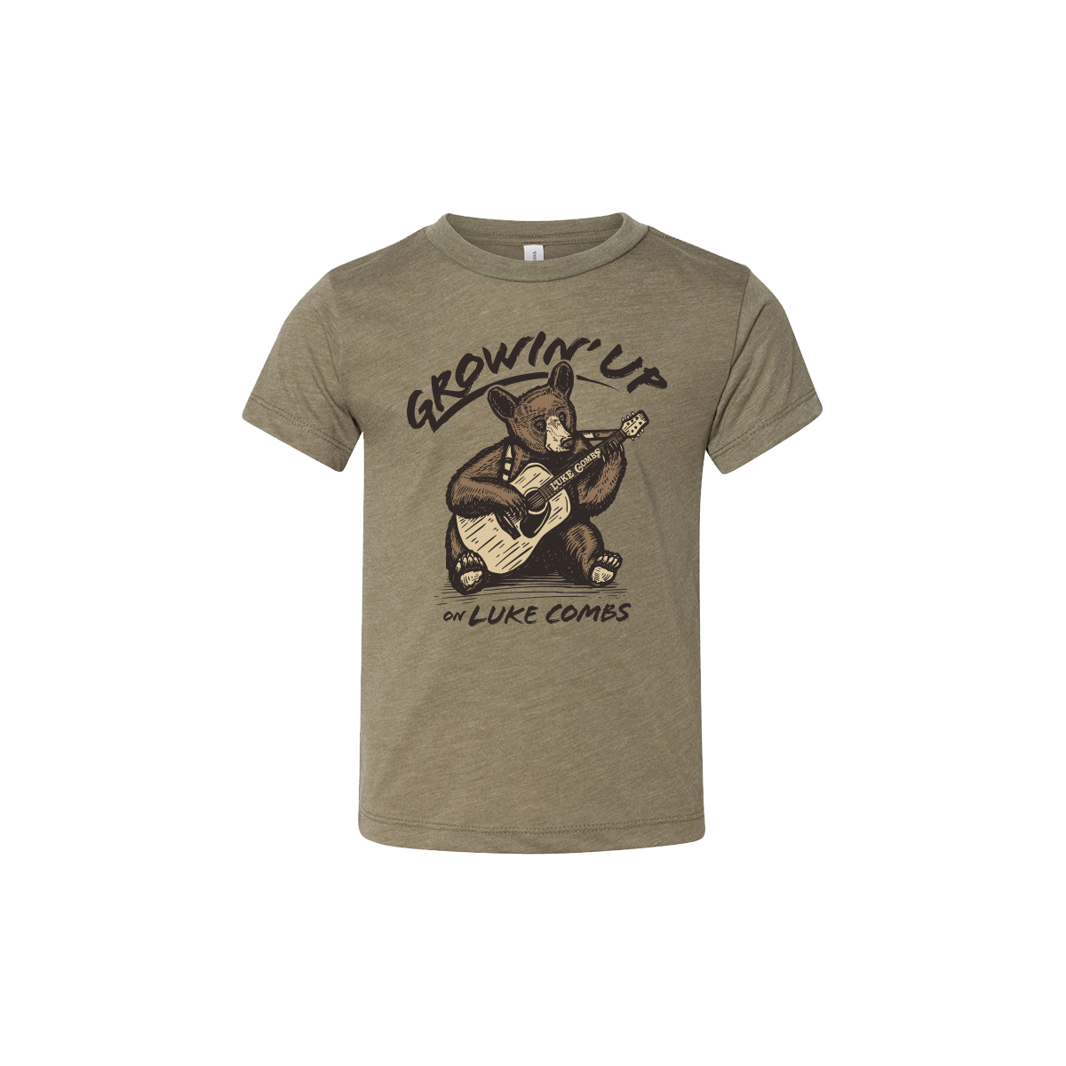 Guitar Bear Toddler Tee-Luke Combs