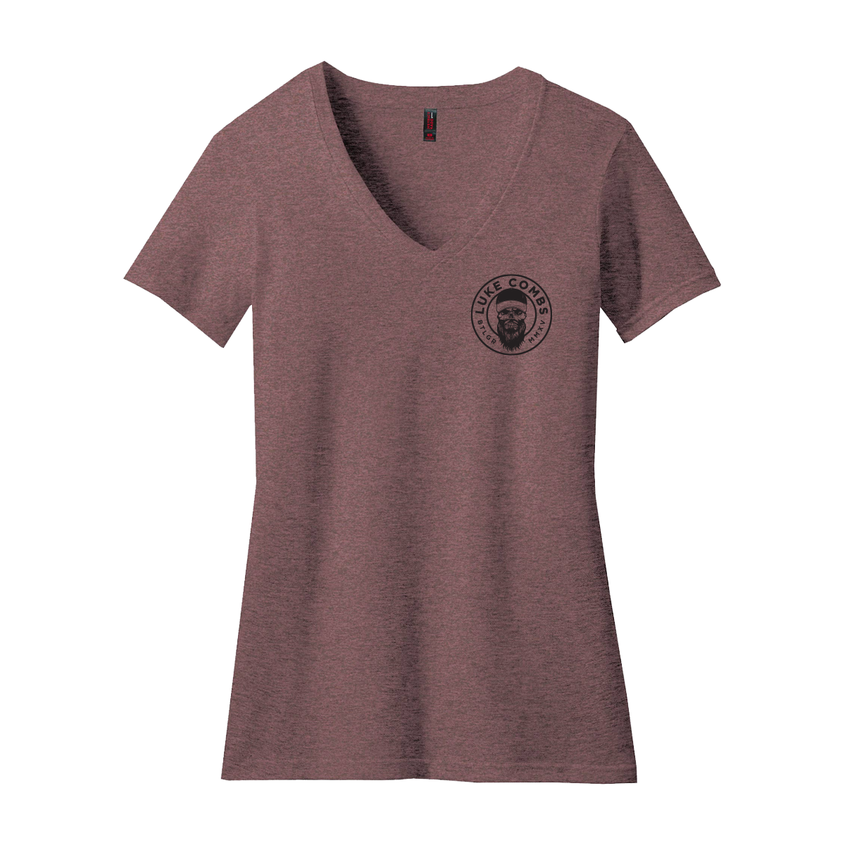Ladies Born in Bond Car Tee | Maroon