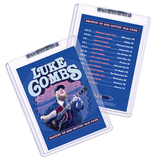 Luke Combs Growin’ Up And Gettin’ Old Tour Trading Card