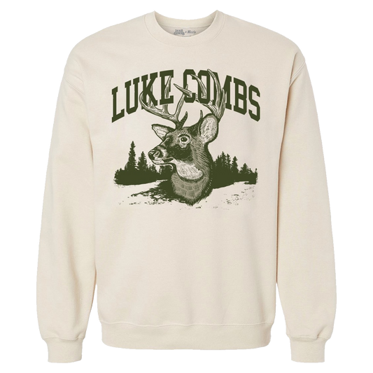 Luke Combs Deer Crewneck