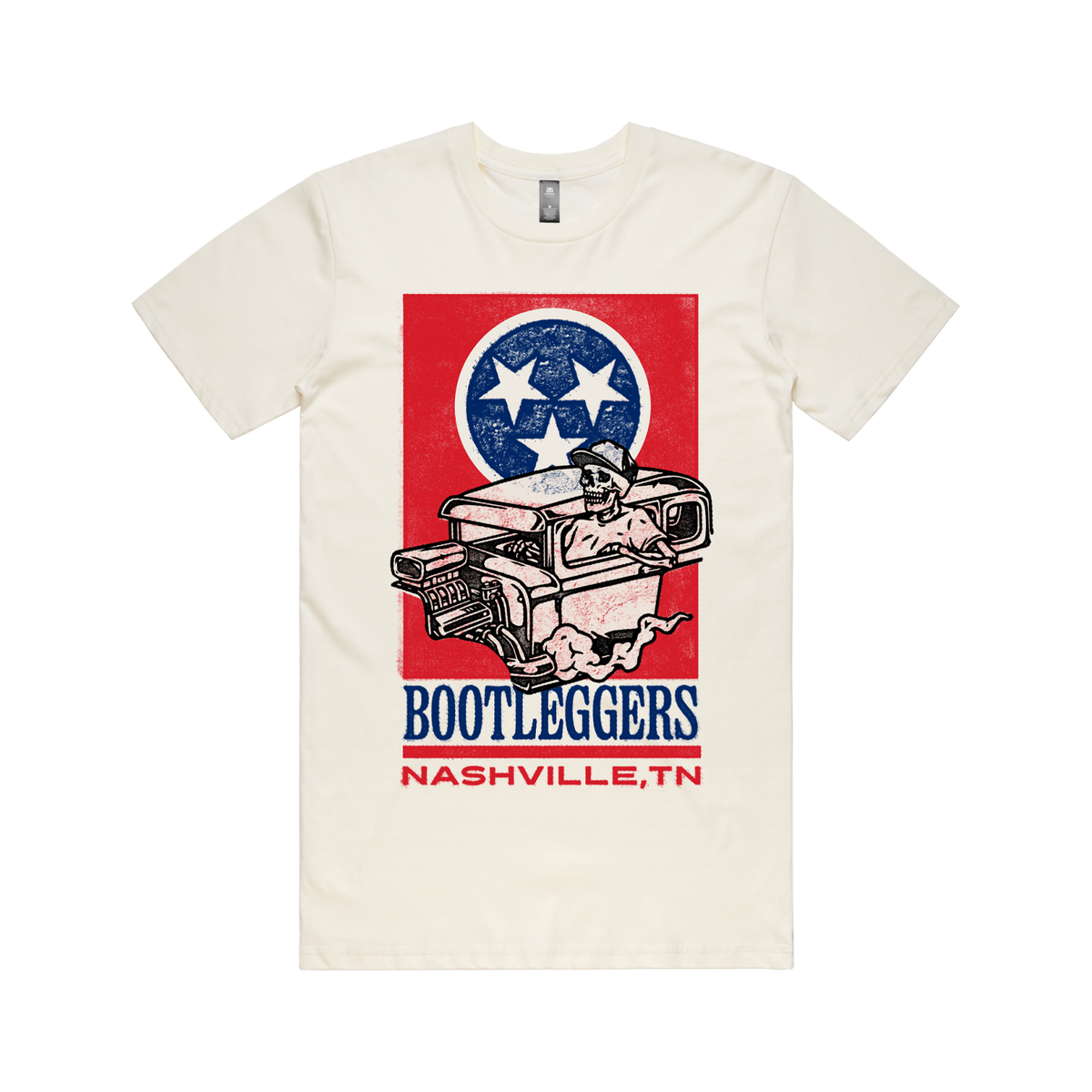 Hot Rod Skeleton Bootleggers Tee