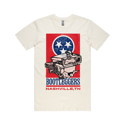 Hot Rod Skeleton Bootleggers Tee
