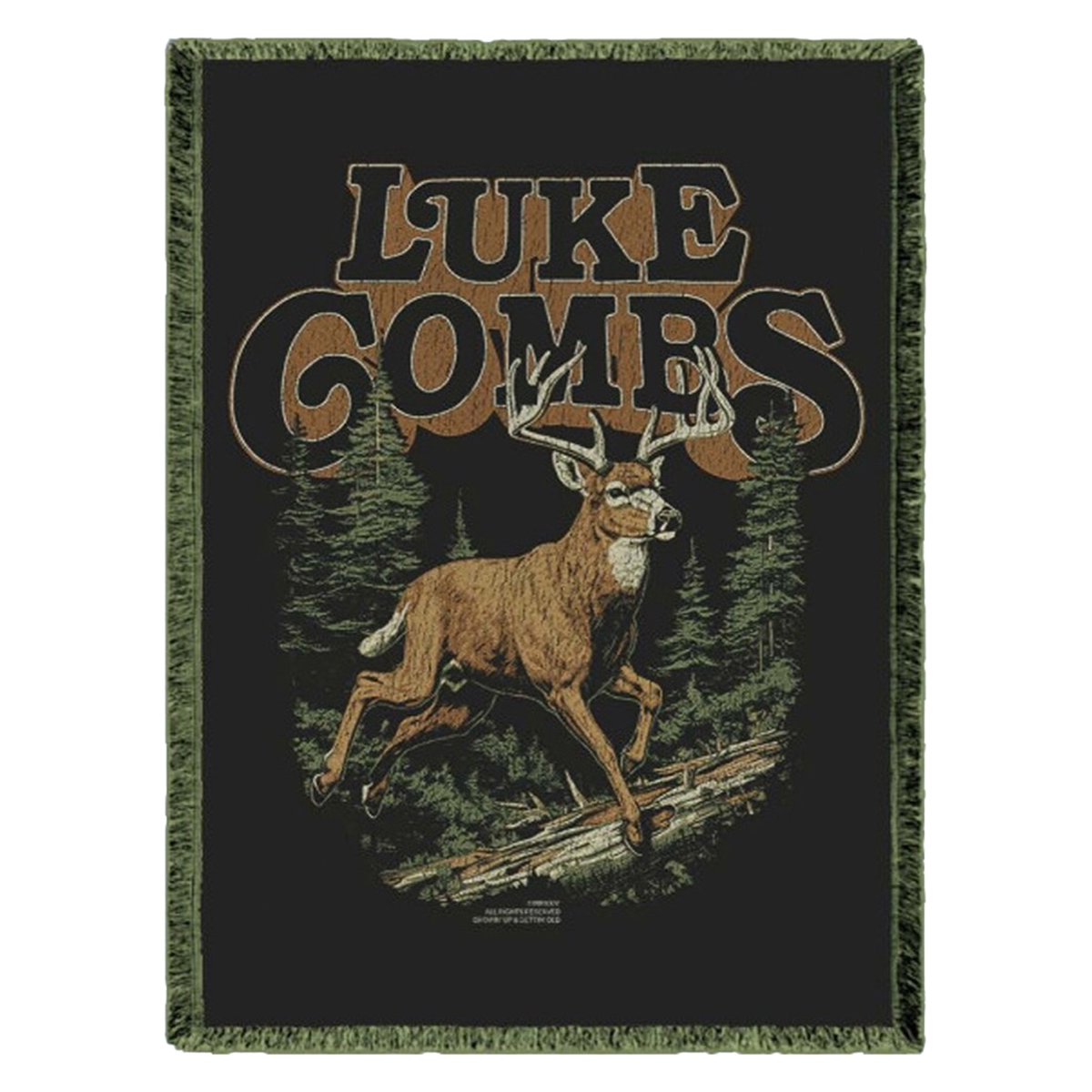 Luke Combs Deer Blanket