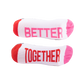 Better Together Socks - White