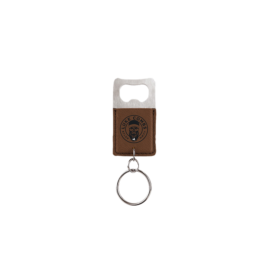 Bootleggers Leather Keychain Bottle Opener